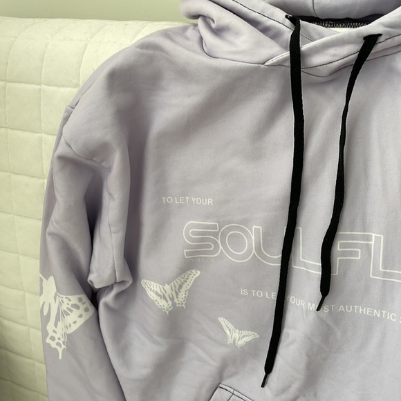 Purple soulful hoodie - Picture 2 of 4